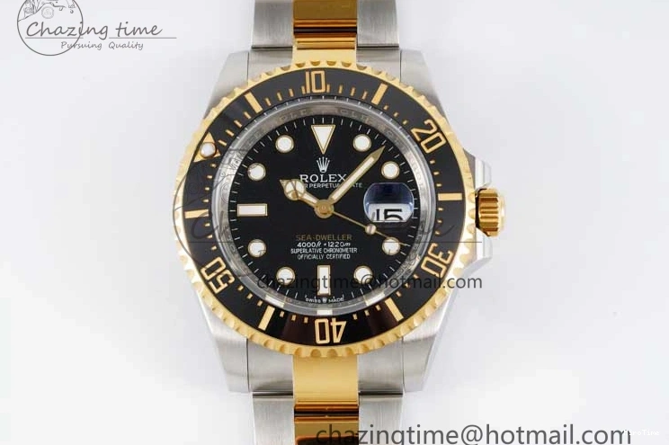 MiroTime 0202 Lightweight Sea-Dweller 126603 APF Best Edition Black Dial on SS YG Bracelet VR 2035